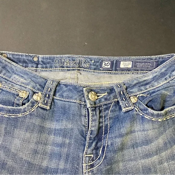 Miss Me Women's Classic Blue Boot Cut Jeans - Picture 1 of 13